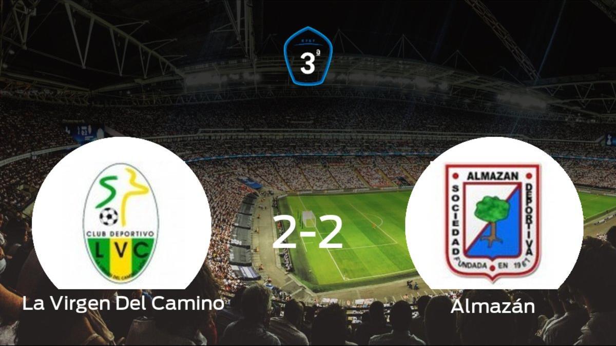 La Virgen Del Camino y el Almazán solo suman un punto (2-2)