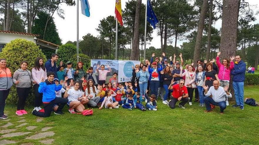 Participantes en la jornada para familias el pasado domingo. // Faro