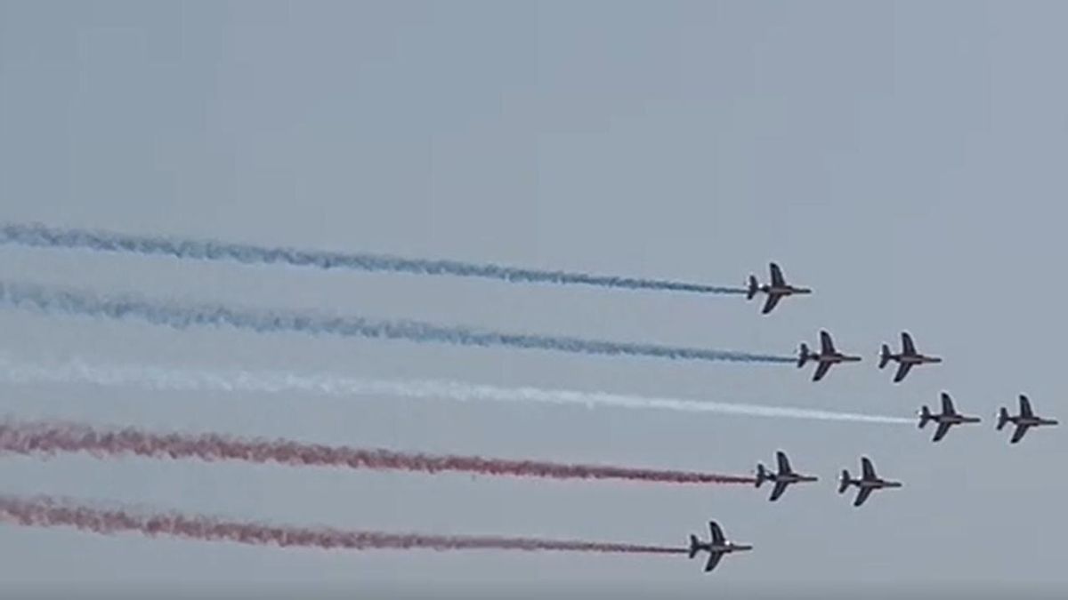 La Patrouille Acrobatique de France en el Festival Aéreo de San Javier.