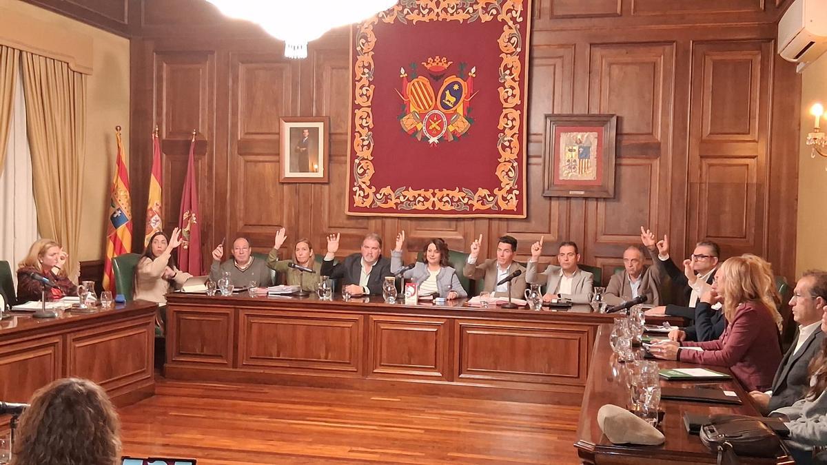 Pleno extraordinario celebrado hoy en el Ayuntamiento de Teruel para la aprobación de los presupuestos del año 2026