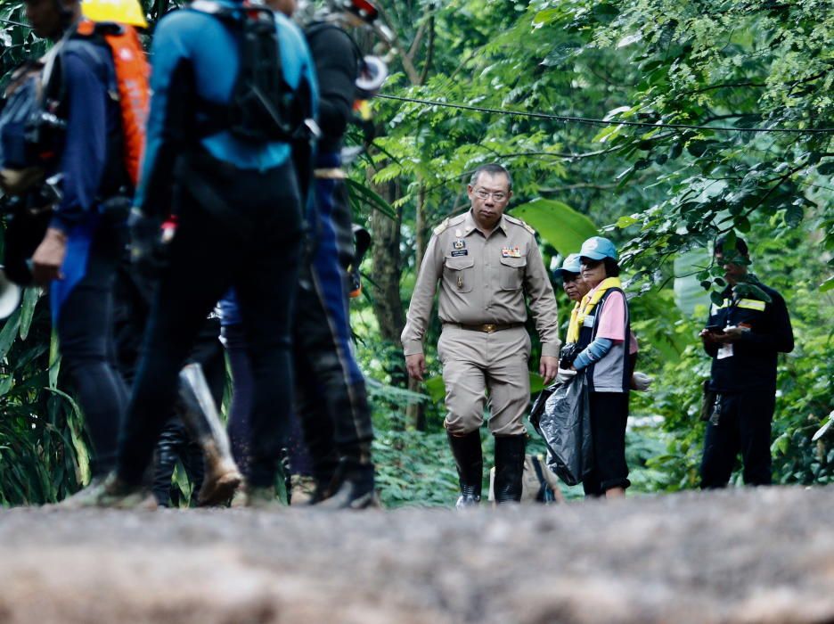 Las imágenes del rescate de los niños atrapados en Tailandia