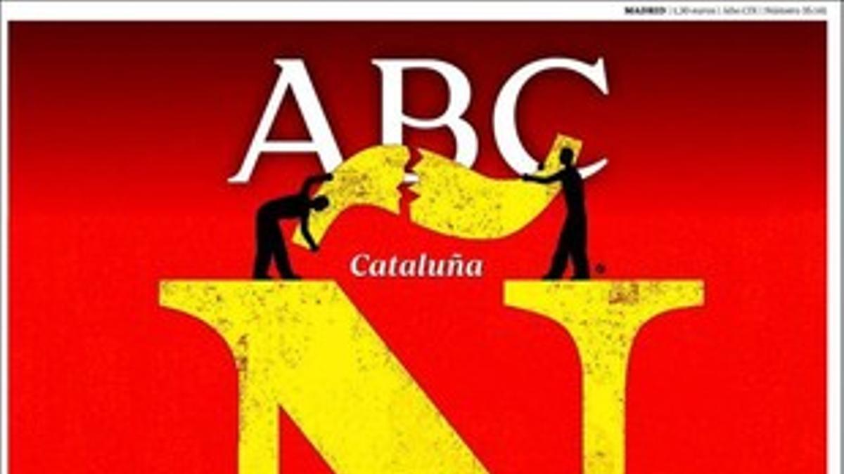 Portada de este jueves de 'Abc'.