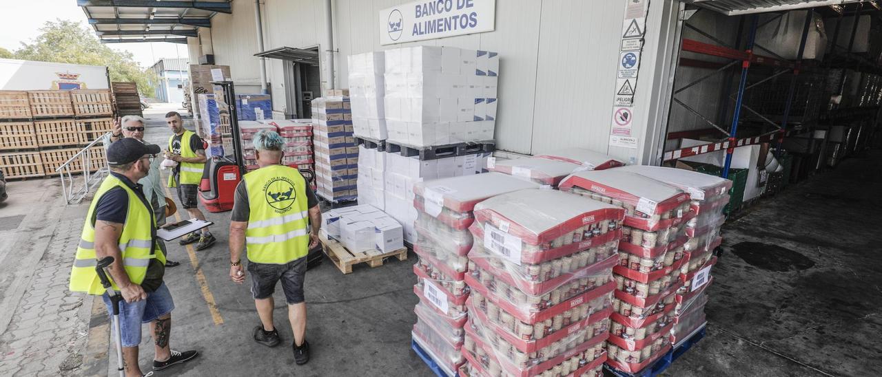 El Banco de Alimentos de Mallorca dejará de percibir 600 toneladas de ayuda.