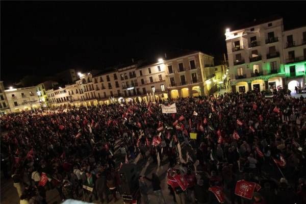 Jornada de la huega general en Extremadura