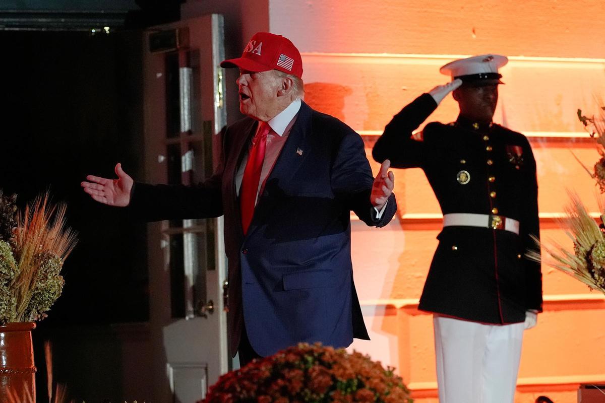 Trump celebra Halloween en la Casa Blanca