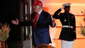 Trump celebra Halloween en la Casa Blanca