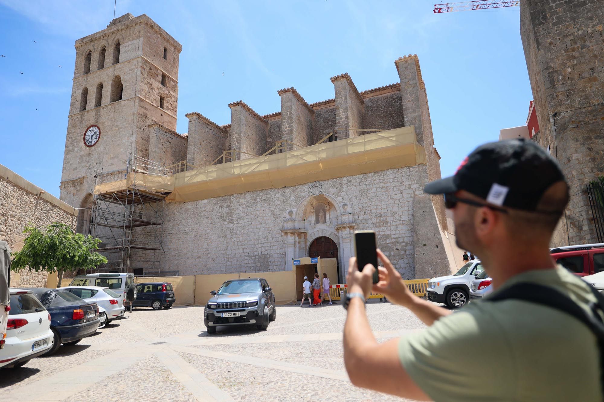 Obras en la catedral de Ibiza