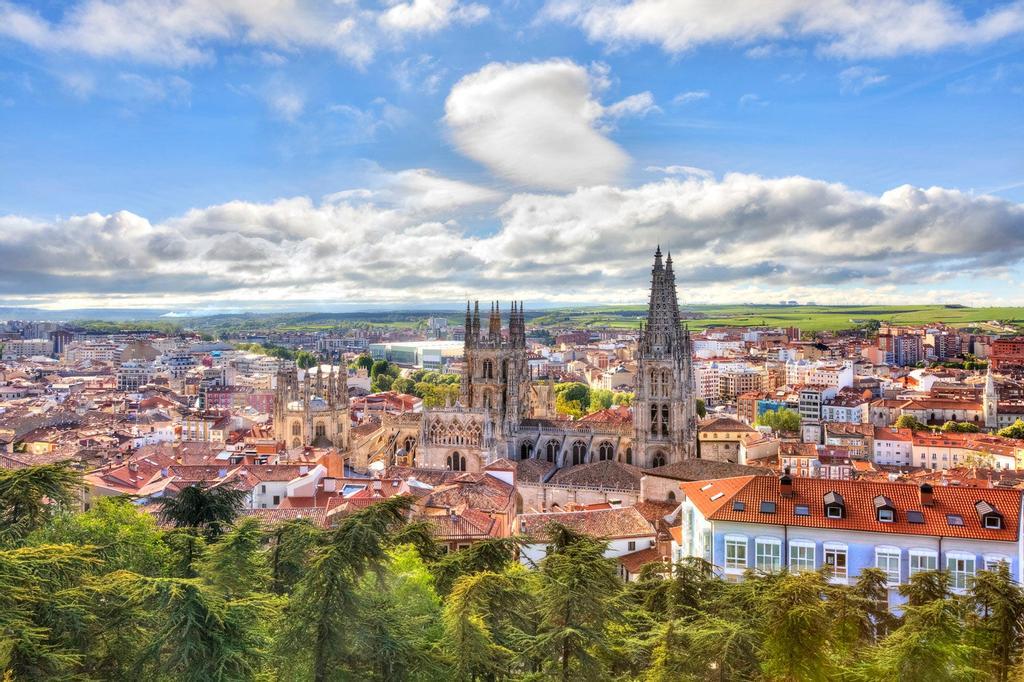Vista panorámica de la ciudad de Burgos