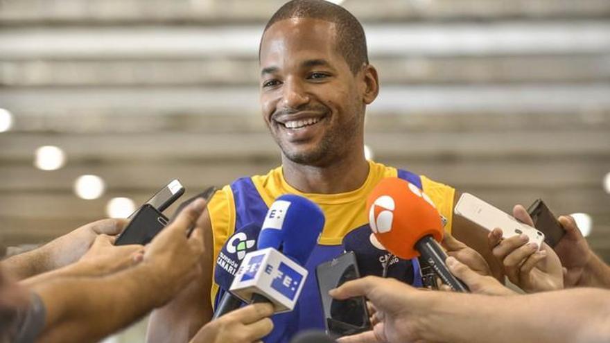 Entrenamiento del Herbalife Gran Canaria un día antes de la Supercopa