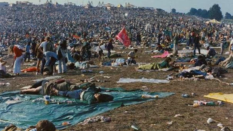 Imágenes de Woodstock, en agosto de 1969. // Handout