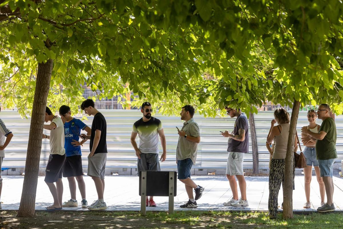 En imágenes | Largas filas en las oficinas del Real Zaragoza en el primer día de alta de nuevos abonados