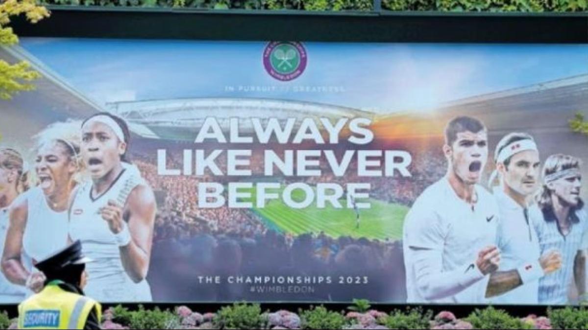El cartel de Wimbledon 2023
