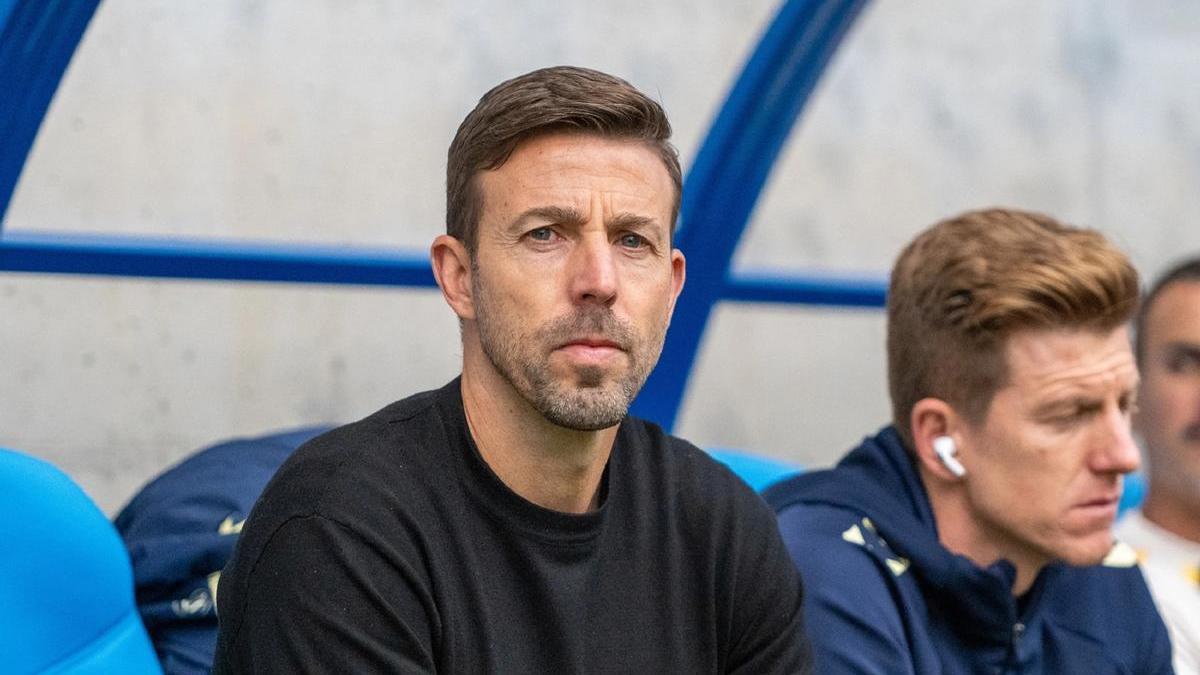 Luis García, entrenador de la UD Las Palmas, rival del Málaga CF.