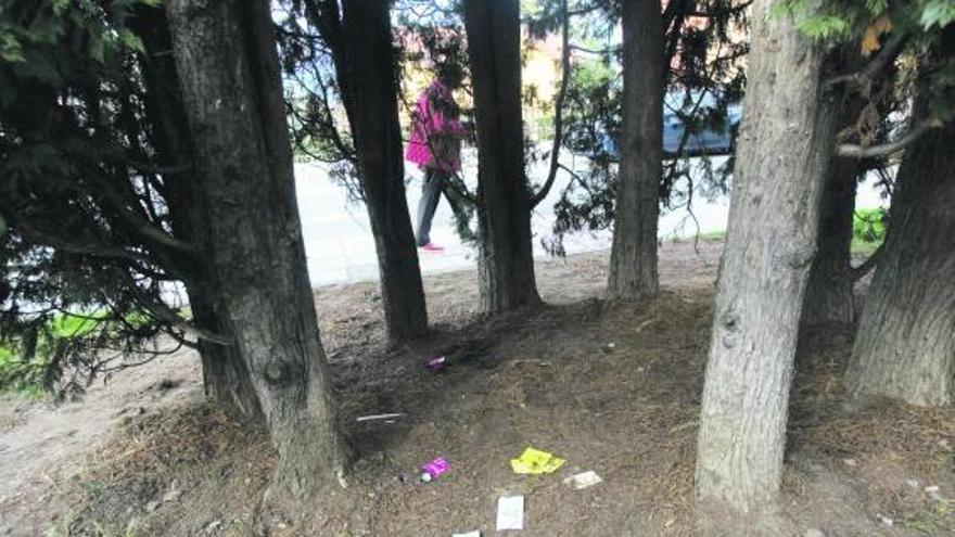 Lugar donde se produjo la agresión, en la esquina entre las calles San Melchor y San Mateo.