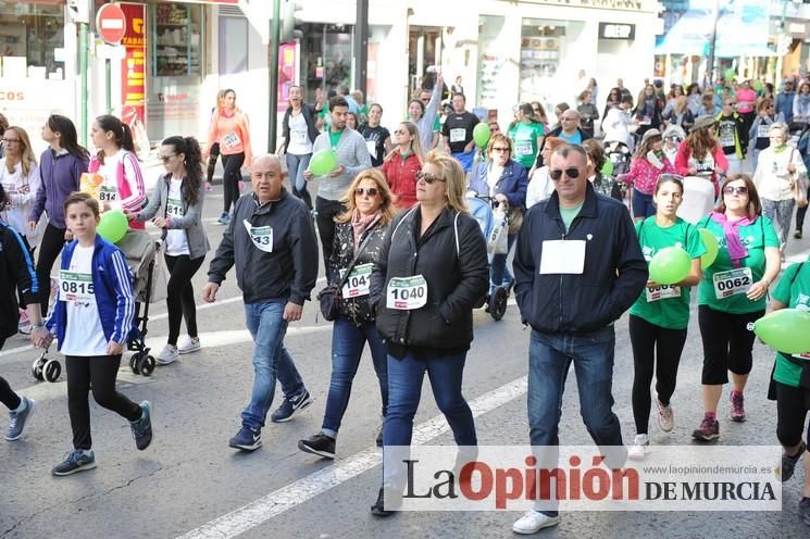 2.000 personas marchan contra el cáncer en Murcia