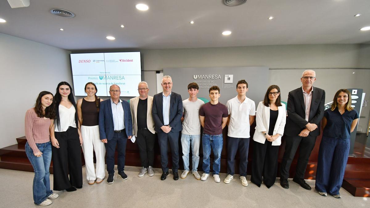 Els guanyadors dels premis als millors Treballs de Recerca de Batxillerat