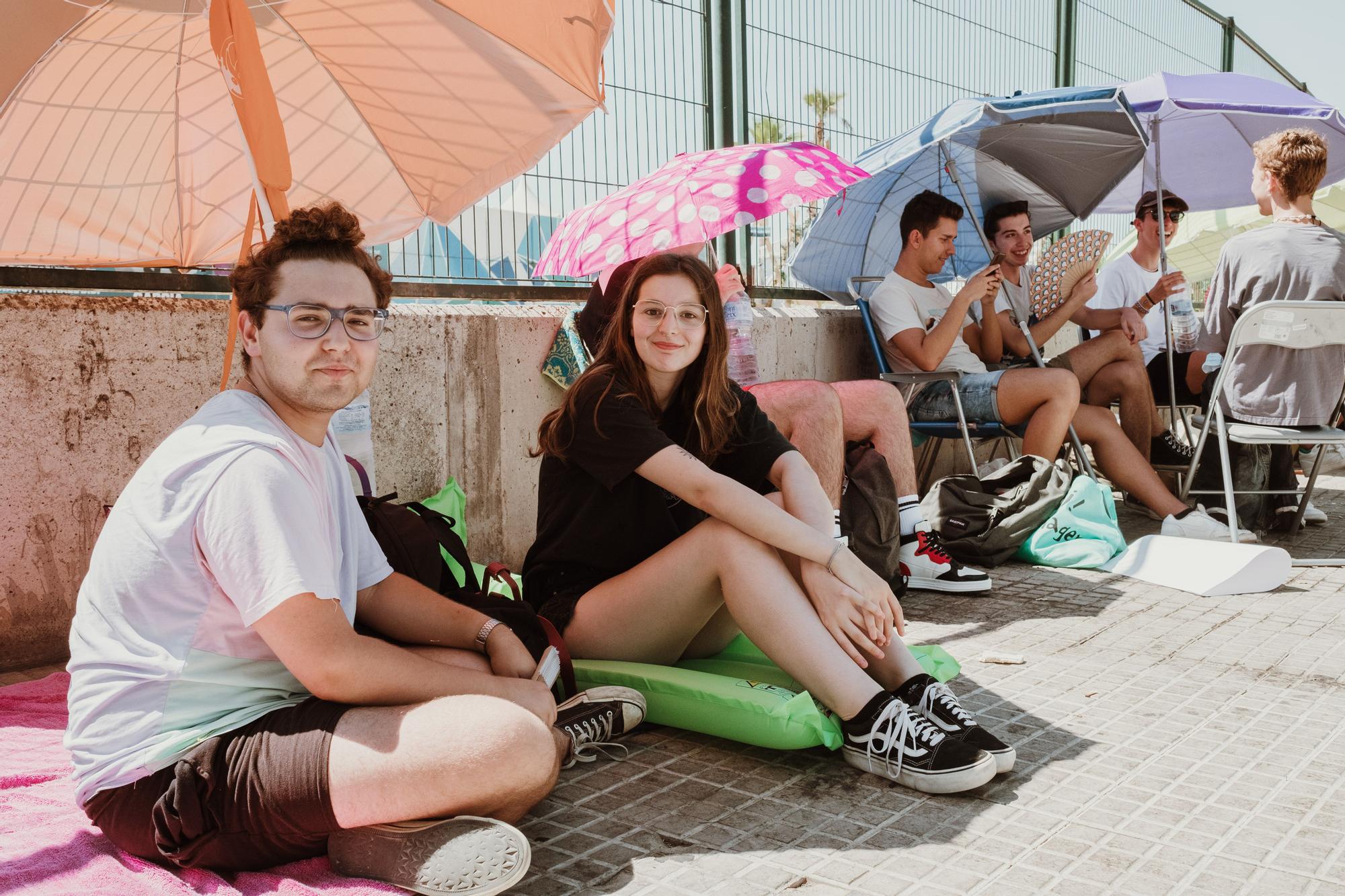 Largas colas antes del concierto de Rosalía en Palma