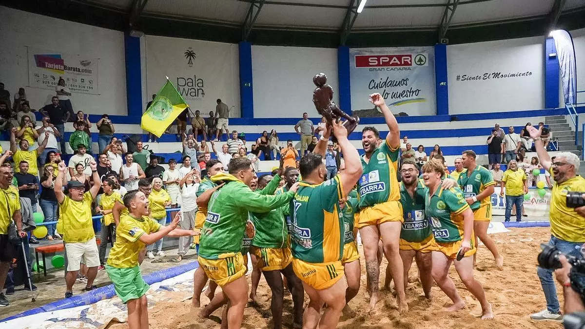 El Unión Gáldar se proclama campeón del Torneo DIELCA de Lucha Corrida y consigue el doblete