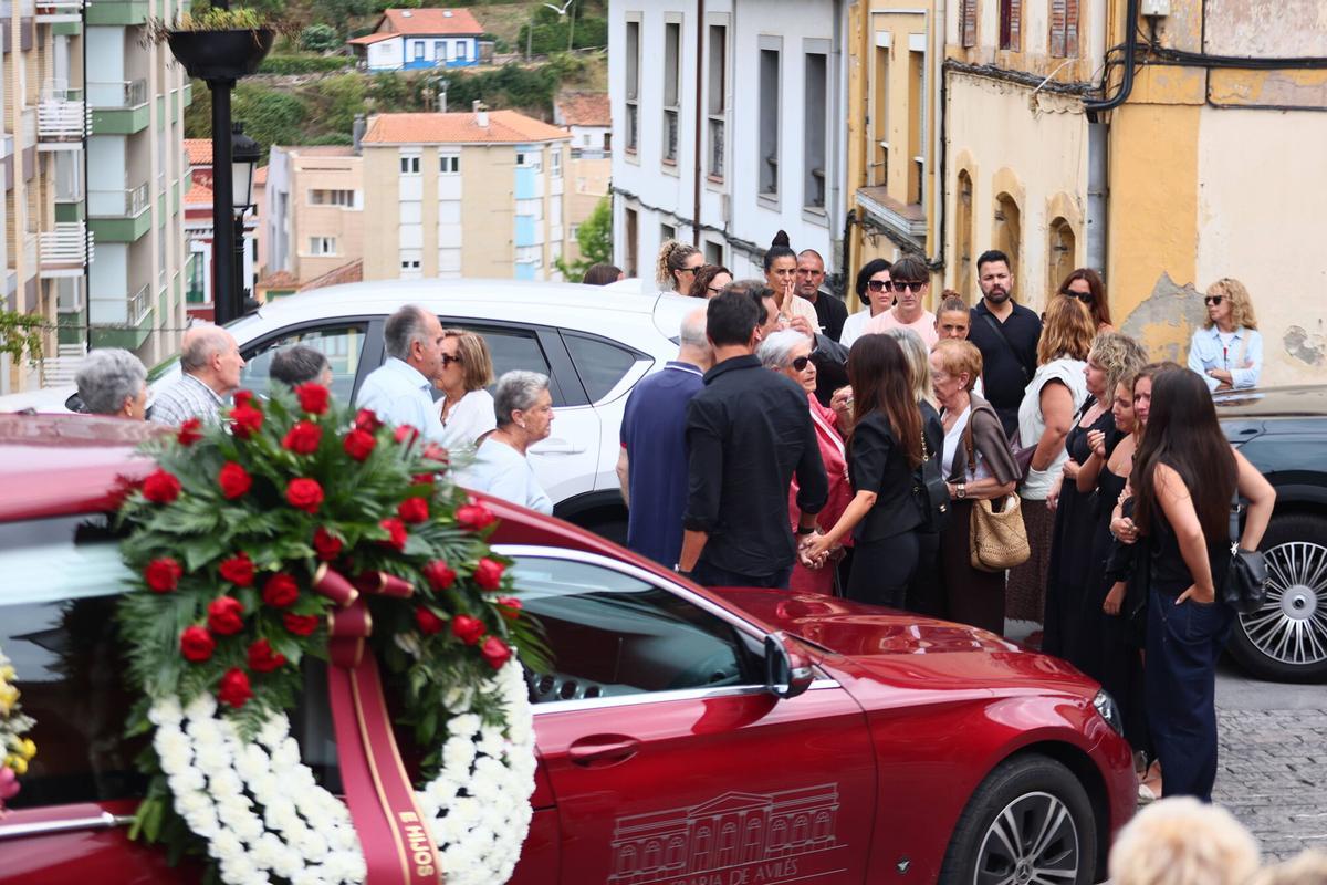 Funeral en Candás por Luis Ángel Echevarría, padre de Paula Echevarría