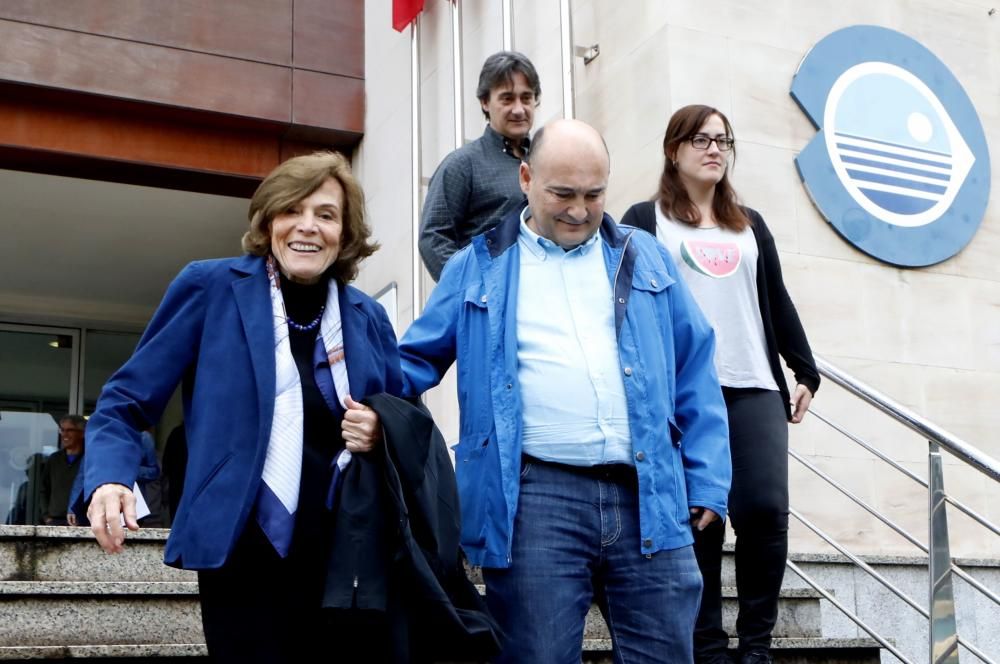 Sylvia Earle visita el Instituto oceanográfico de Gijón