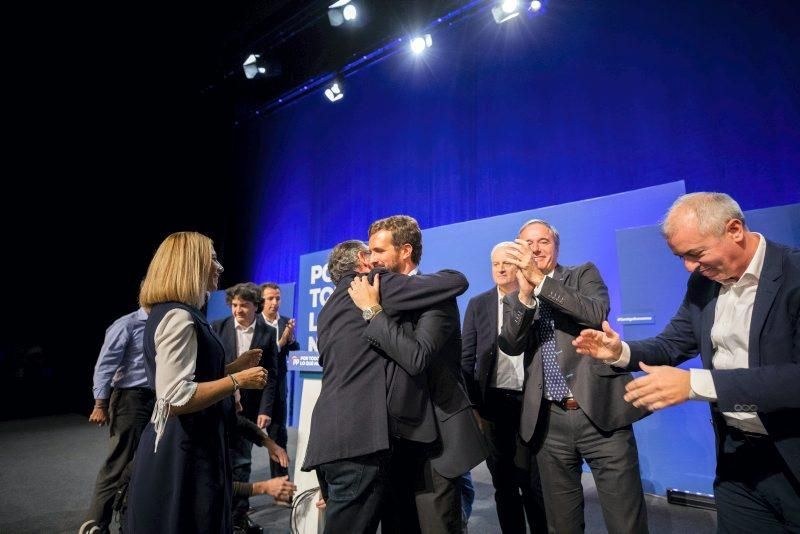 Mitin de Pablo Casado en Zaragoza el 6 de noviembre de 2019