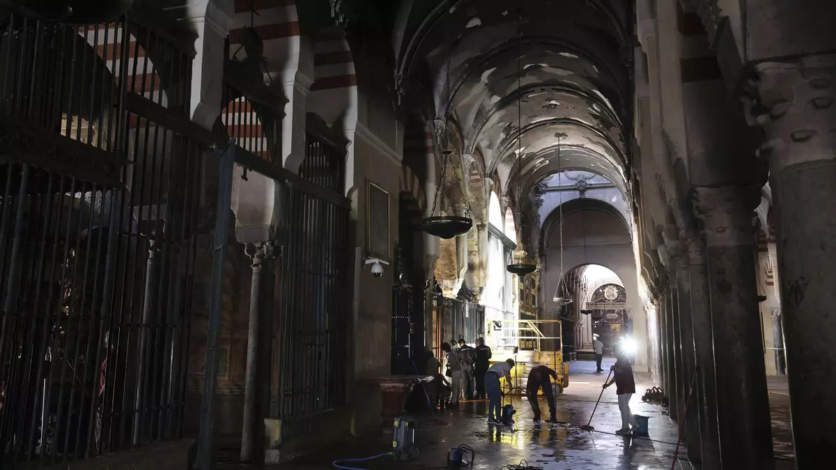 El balance de daños en la Mezquita-Catedral de Córdoba: una capilla colapsada y dos afectadas