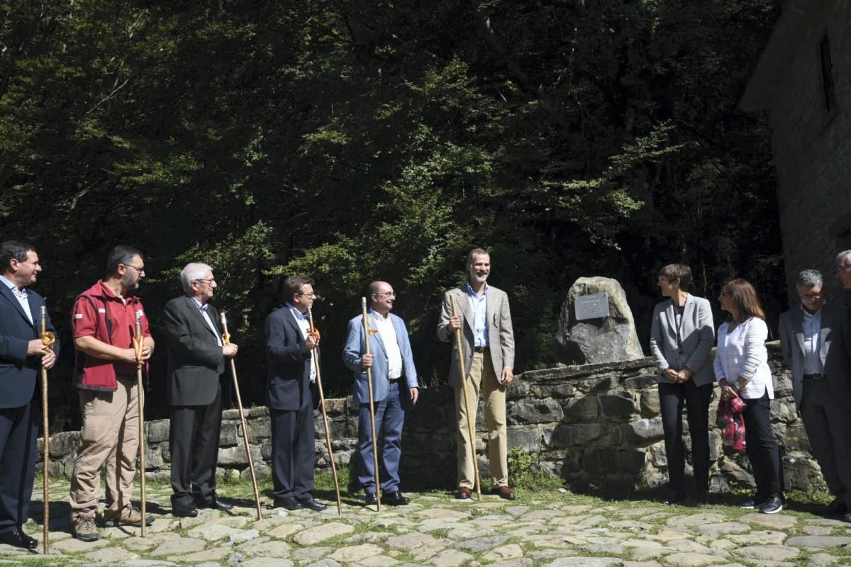 El Rey en el Centenario de Ordesa