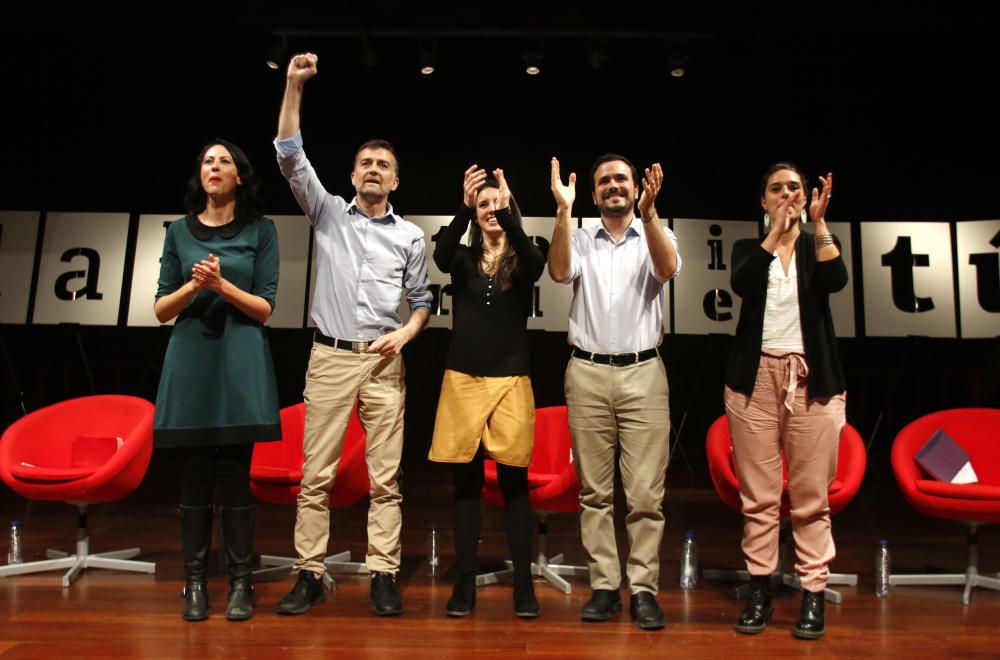 Acto de Unidas Podemos en el Palacio de Ferias de Málaga