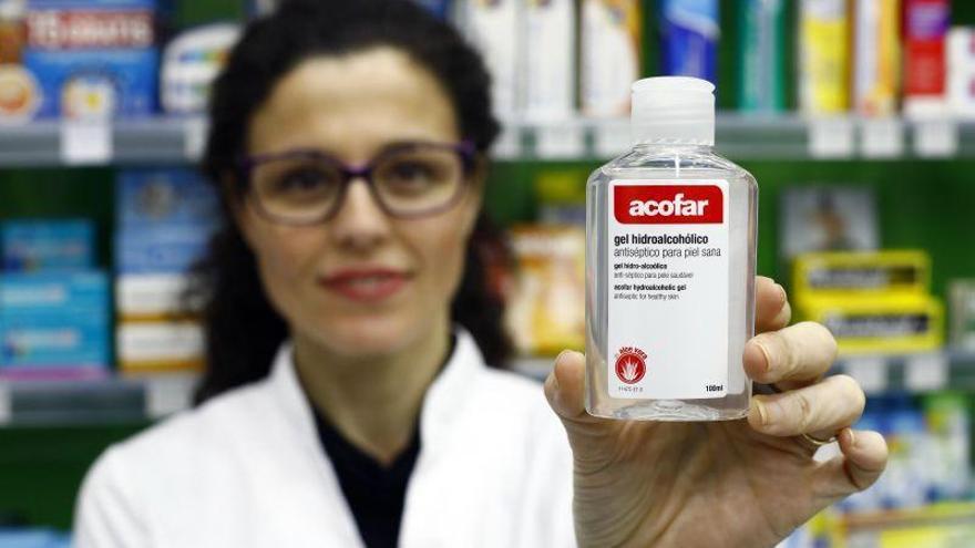 Los desinfectantes de manos se agotan en las farmacias de Aragón