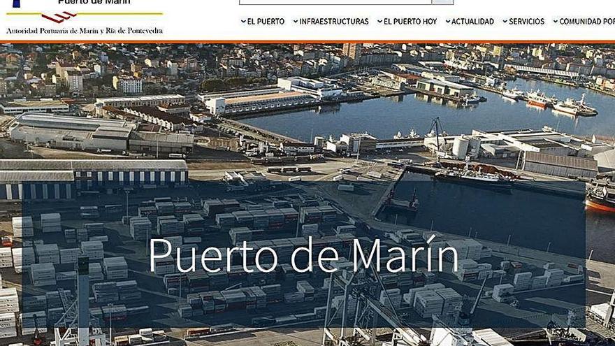 Nueva página web del Puerto de Marín.