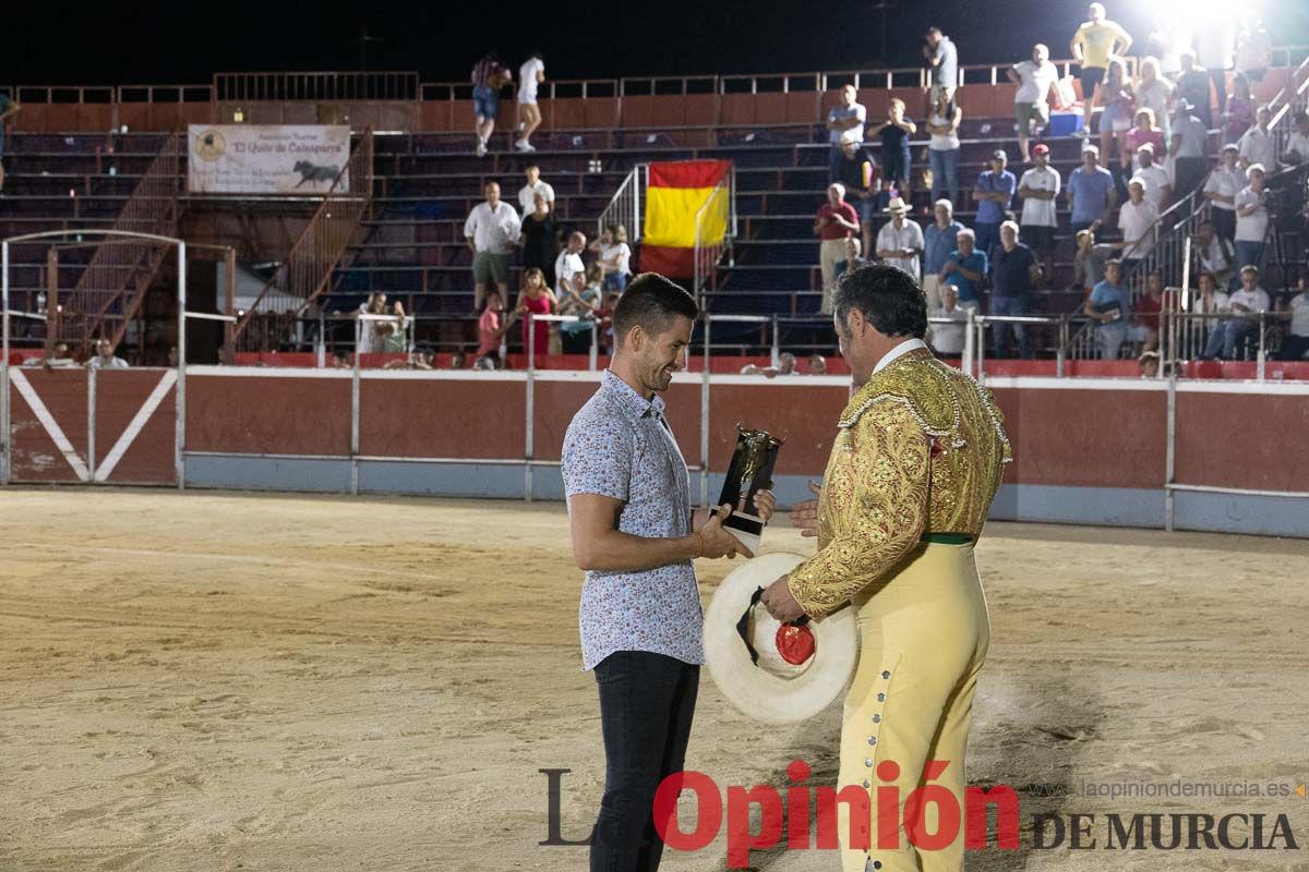 Corrida mixta de los Santos en Calasparra (Andy Cartagena, El Fandi y Filiberto)