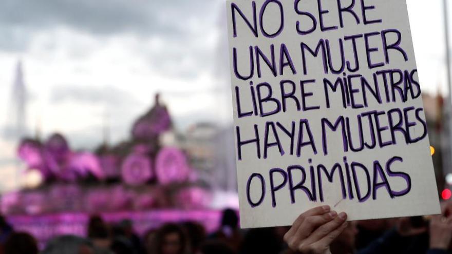 Manifestación feminista del 8-M en Madrid