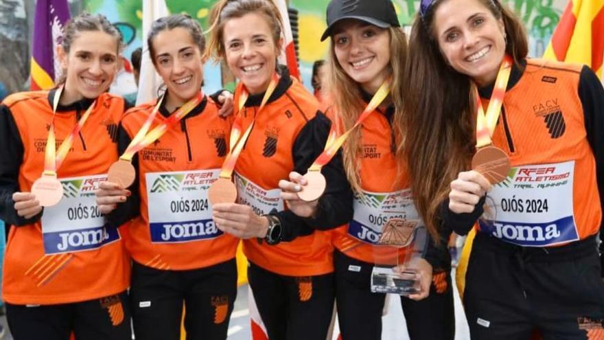 Rosa Lara, del CA Gandia Alpesa, bronce nacional con la selección valenciana