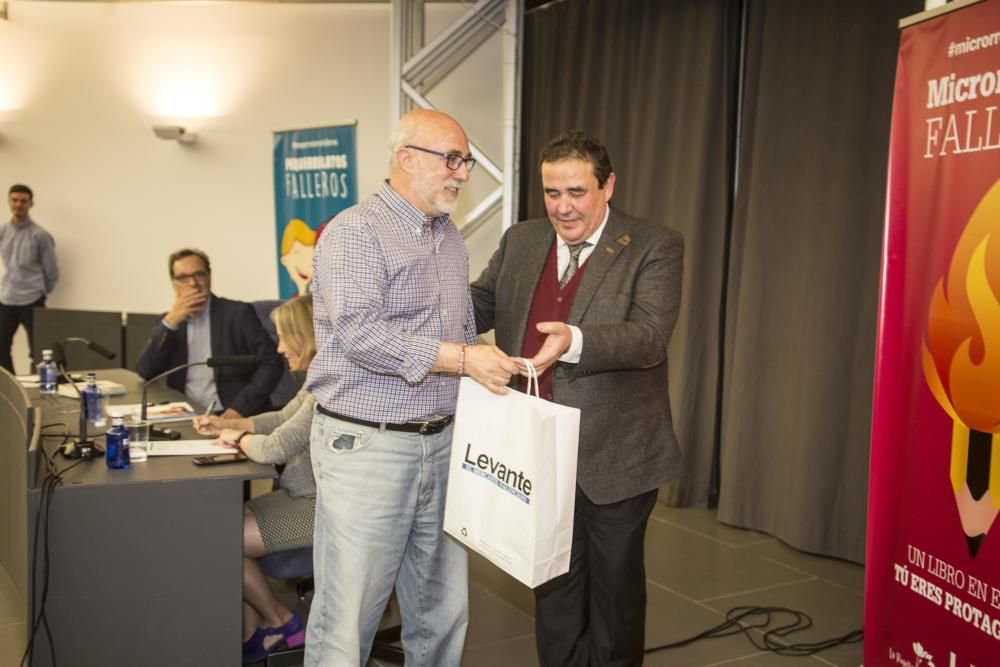 Entrega de premios del concurso de Microrrelatos Falleros de Levante EMV