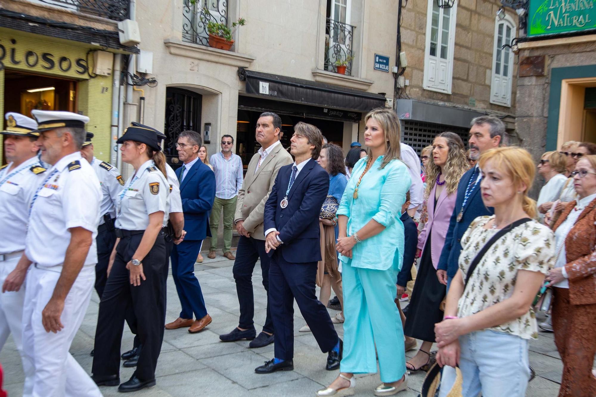 Los marineros de A Coruña celebran la festividad de la Virgen del Carmen