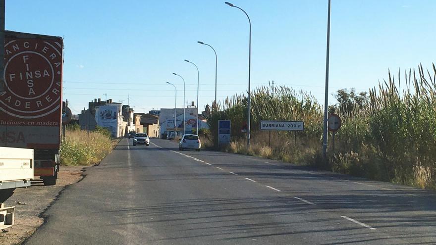 La inversión que asumirá Obras Públicas permitirá contar con un carril ciclopeatonal en la carretera de Burriana a Vila-real, la CV-185.