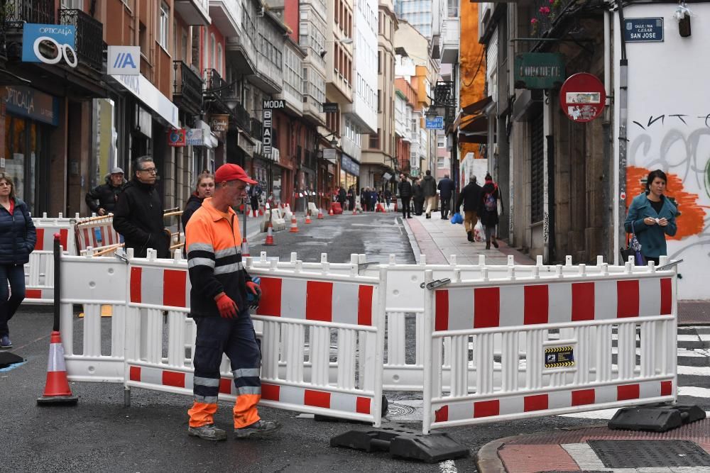 Los turismos serán desviados en la calle de la Torre hacia Atocha Alta. Las obras se prolongarán hasta el 13 de julio.