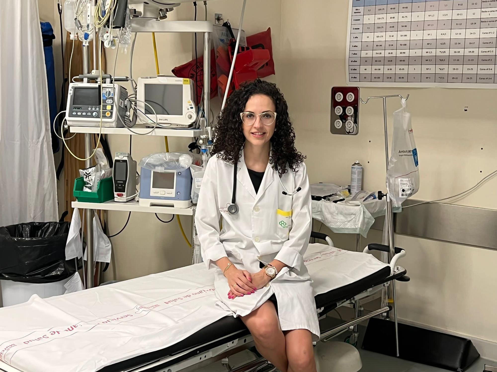 Inés García, médico de Urgencias en el Reina Sofía, de Murcia.