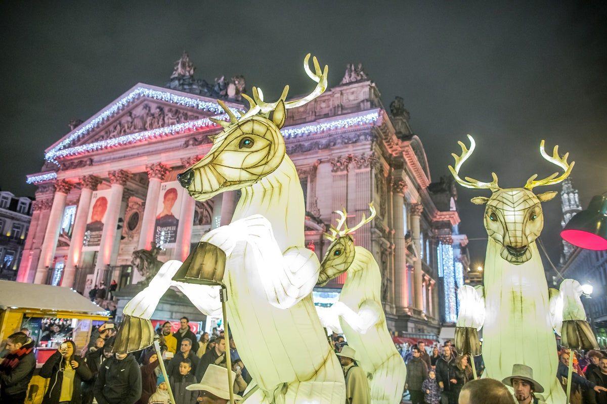 Desfile navideño de luz