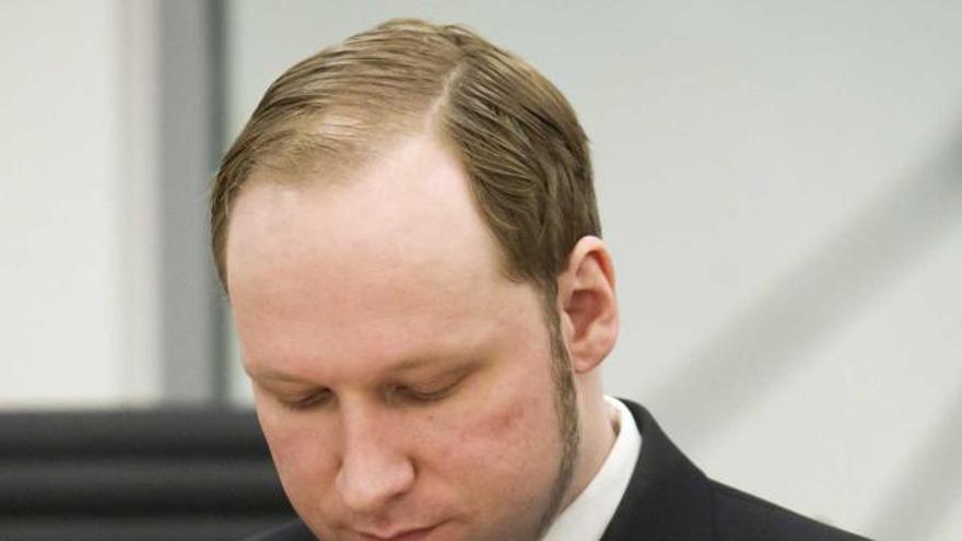 Breivik, durante el juicio. / efe