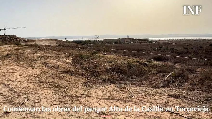 Arrancan las obras del parque del Mirador de la Casilla al cabo de dos décadas de abandono