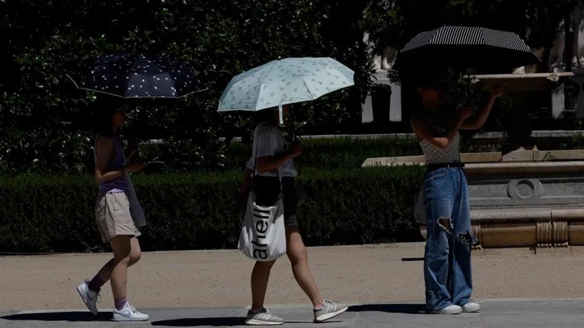 Altas temperaturas en Madrid