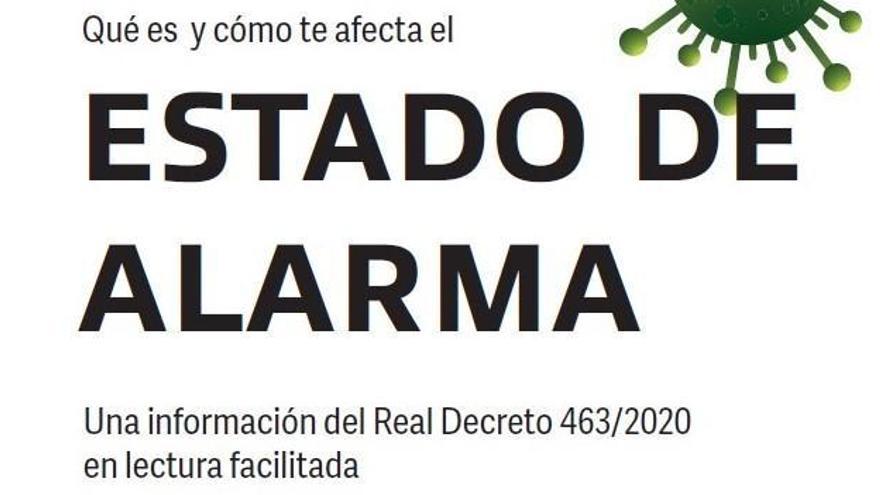 Lectura fácil: ¿Qué es el estado de alarma?