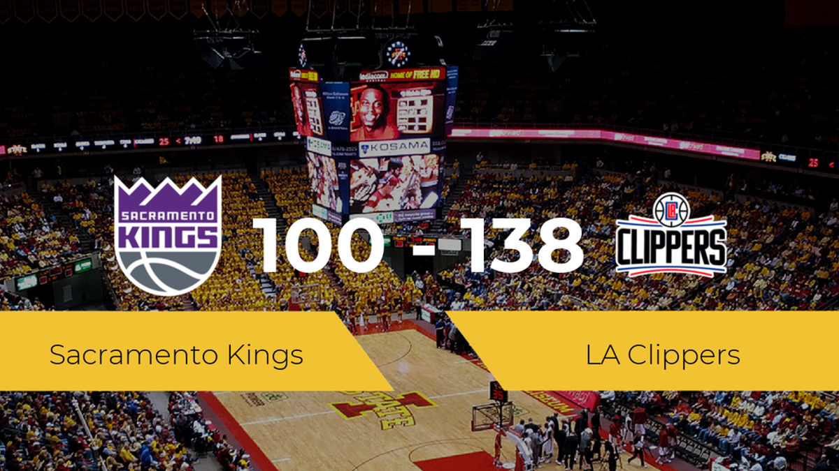 LA Clippers consigue la victoria frente a Sacramento Kings por 100-138