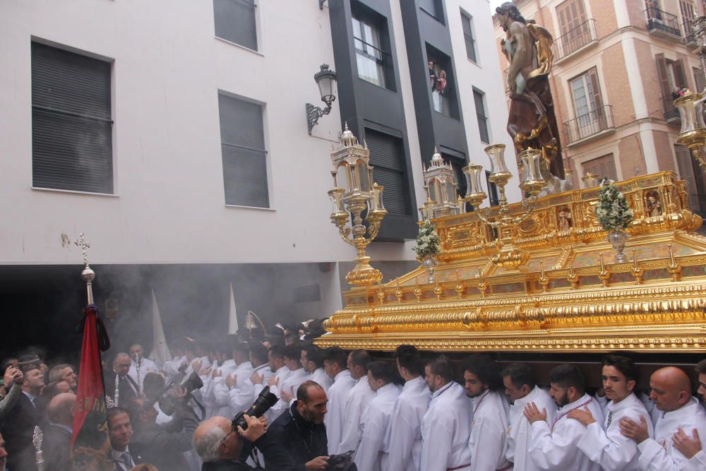 Las imágenes del Resucitado, la procesión del Domingo de Resurrección que pone punto final a la Semana Santa de Málaga