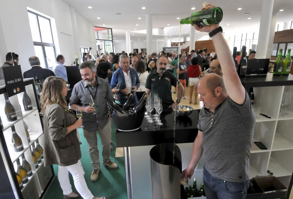 Presentación del VII Salón de la Sidra en el Recito Ferial de Santullano, Mieres