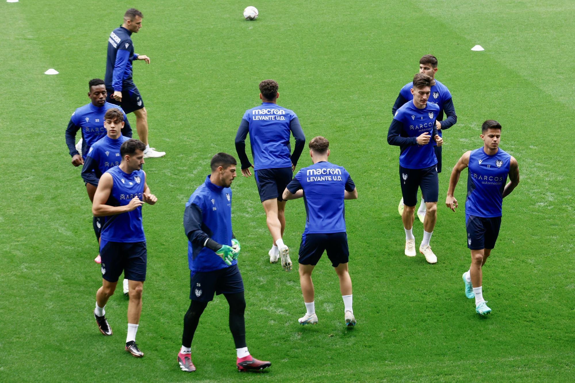 Asi ha sido el último entreno del Levante antes del Oviedo