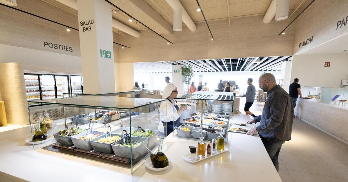Así es el comedor de Inditex
