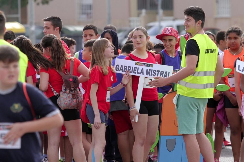 Competición escolar de Atletismo en Cartagena