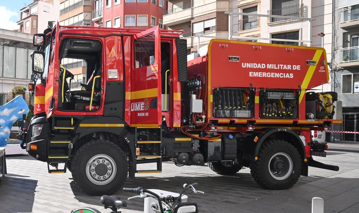 Camión autobomba que también podrán conocer los castellonenses.